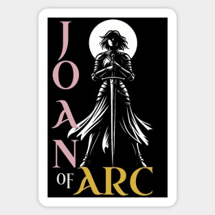 Joan of Arc Outstanding Silhouette Sticker